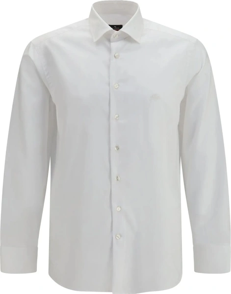 Camasi Roma cotton Shirt with Pegaso logo