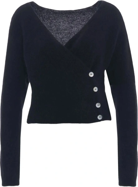 Cardigan Americandreams negru 'Mariya'