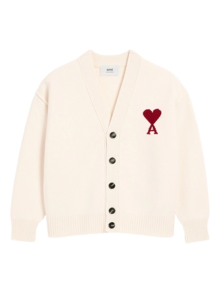 Cardigan AMI Paris ami de coeur neutru