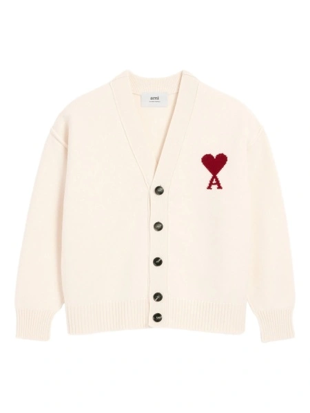 Cardigan AMI Paris ami de coeur neutru