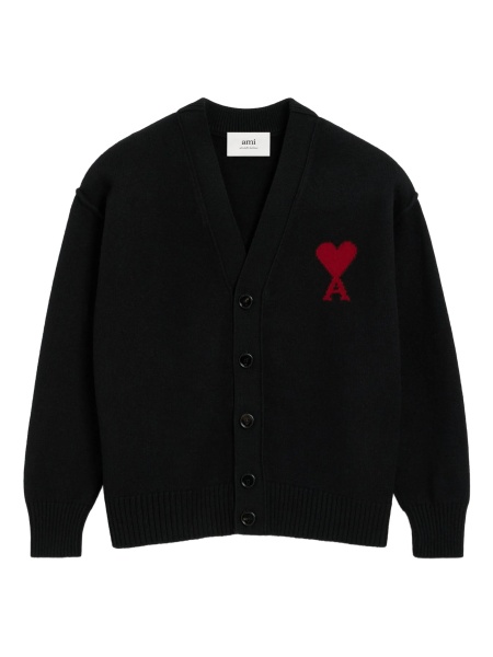 Cardigan AMI Paris negru