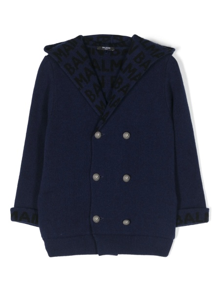 Cardigan Balmain albastru