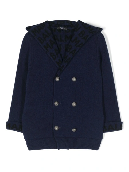 Cardigan Balmain albastru