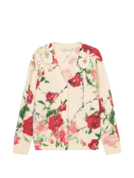 Cardigan Blumarine neutru din lana