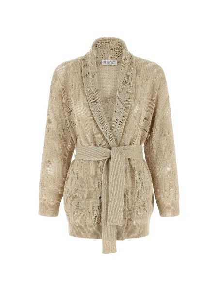 Cardigan Brunello Cucinelli neutru