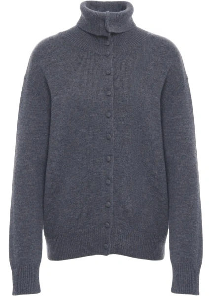 Cardigan Lisa Yang gri din casmir 'Denie'