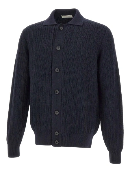 Cardigan PHI BY FILIPPO DE LAURENTIIS albastru