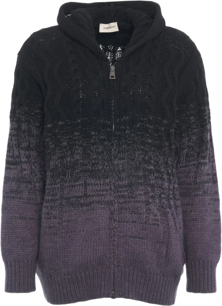Cardigan Shaded hooded cardigan