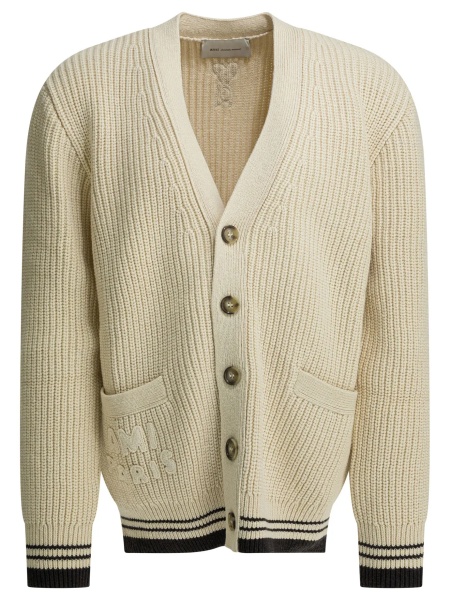 Cardigan Wool cardigan with logo