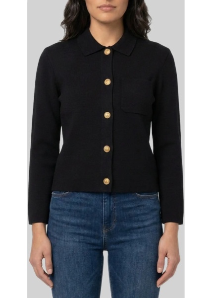 Cardigane Polo Cardigan In Wool