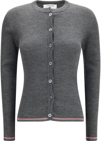 Cardigane Ribbed merino wool Cardigan