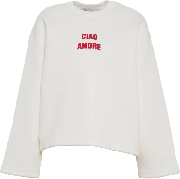 Cardigane Sweatshirt with logo lettering