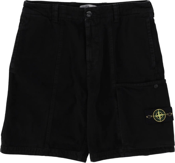 Cargo Shorts With Logo Patch