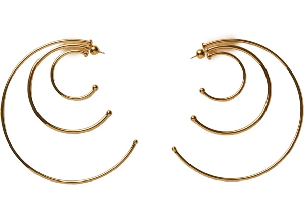 Cercei Pierced Solar Hoops Earrings Large