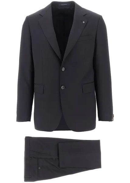 Costum Virgin wool two-pieces tailored suit