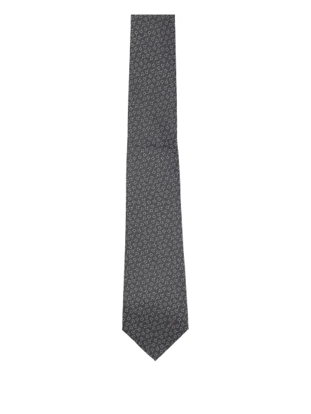 Cravata Gucci Horsebit gri