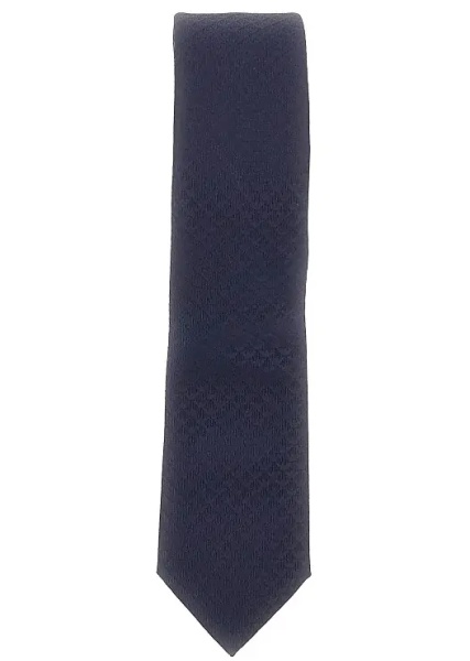 Cravate Silk necktie with logo motif