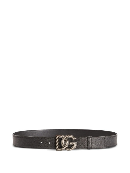 Curea Dolce & Gabbana neagra din piele