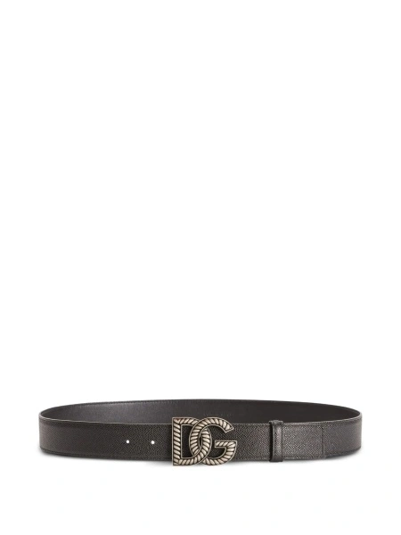 Curea Dolce & Gabbana neagra din piele