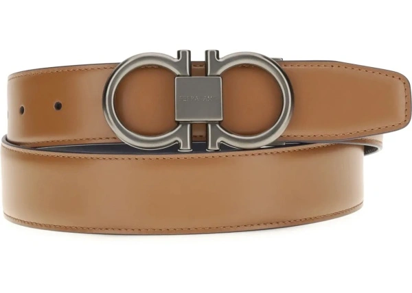 Curea Reversible leather Gancini Belt