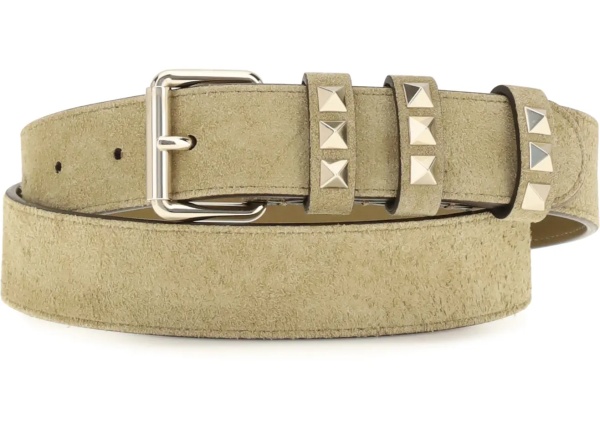 Curea Rockstud suede Belt