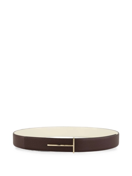 Curea Tom Ford maro din piele