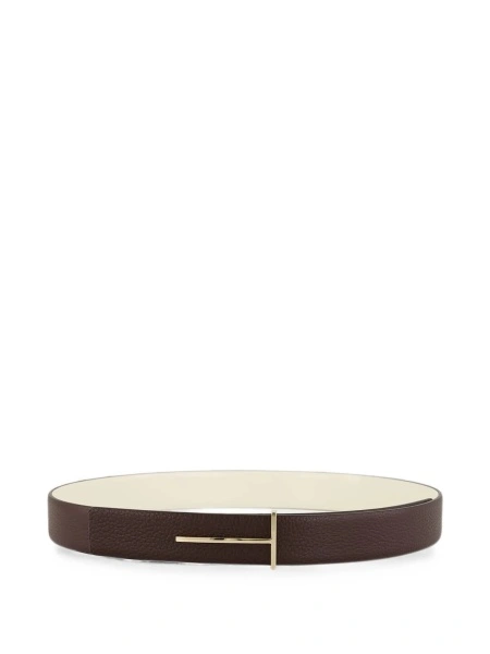 Curea Tom Ford maro din piele