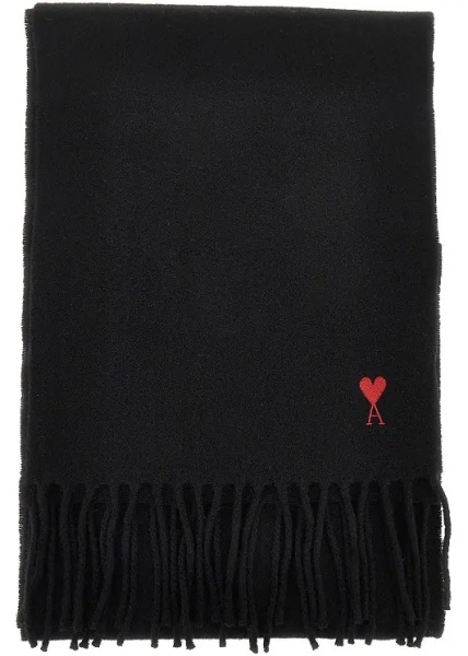 Esarfa Ami de Coeur embroidery wool scarf