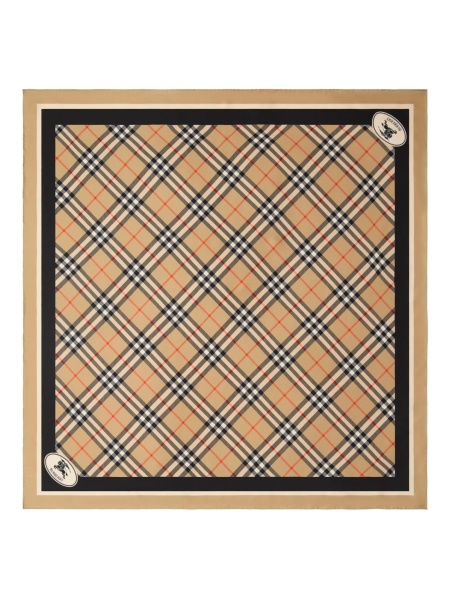 Esarfa Burberry vintage check maro