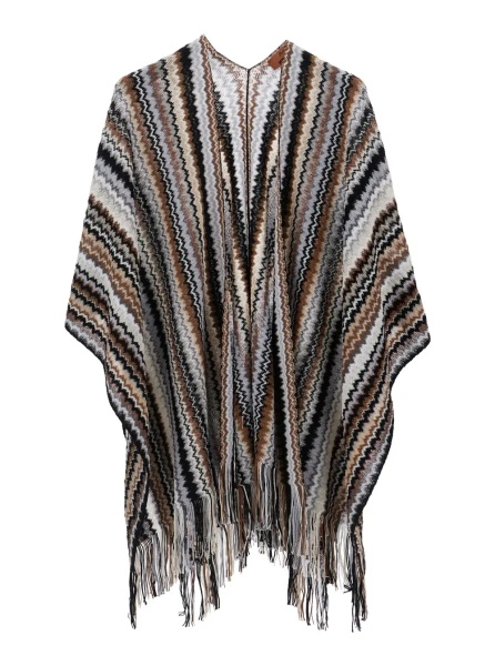 Esarfa MISSONI BEACHWEAR maro din lana