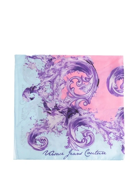 Esarfa Versace Jeans Couture albastra