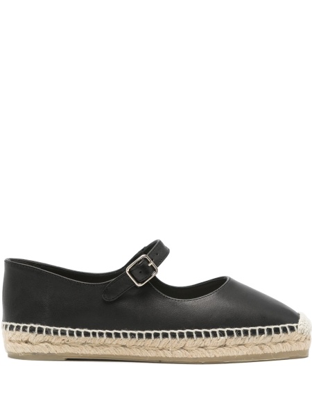 Espadrile CASTAÑER negre din piele