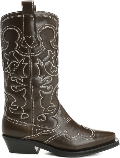 Faux-leather texan Boots
