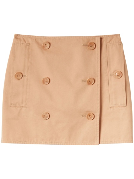 Fusta Burberry neutra din bumbac