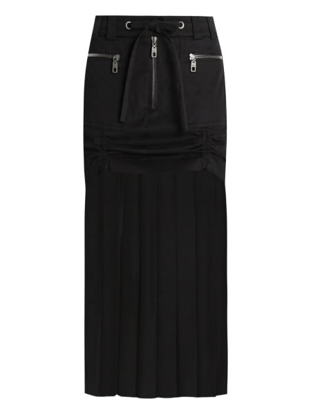Fusta cu pliuri Dolce & Gabbana neagra