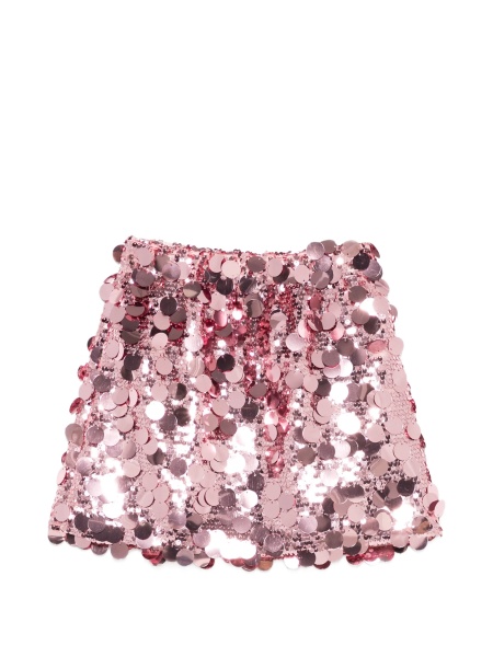 Fusta Dou-Uod roz din polyester