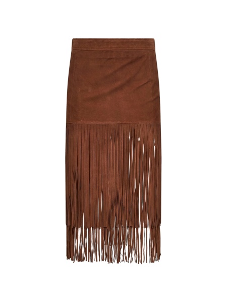 Fusta drepte Ermanno Scervino maro