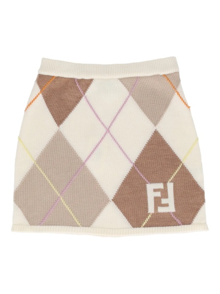 Fusta FF ARGYLE KNIT SKIRT