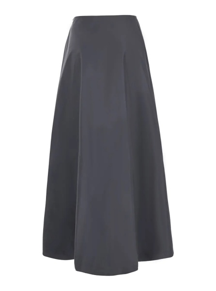 Fusta Grey Tech Fabric skirt with an essential construction for women