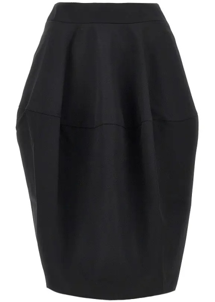 Fusta 'Ovalo' wool skirt