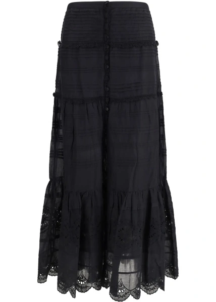 Fusta Paoline Long Cotton Skirt