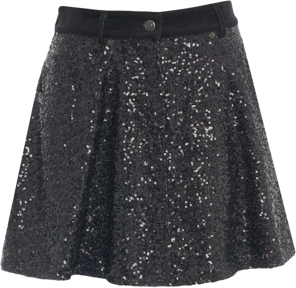 Fusta scurta 8PM neagra 'Eden'