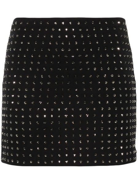 Fusta SPORTMAX neagra din polyester si elastan