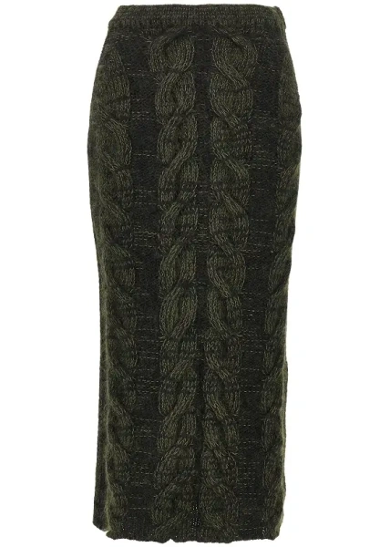 Fusta 'Ziva' knitted long skirt