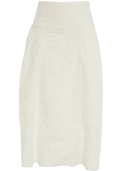 Fuste Cotton midi skirt