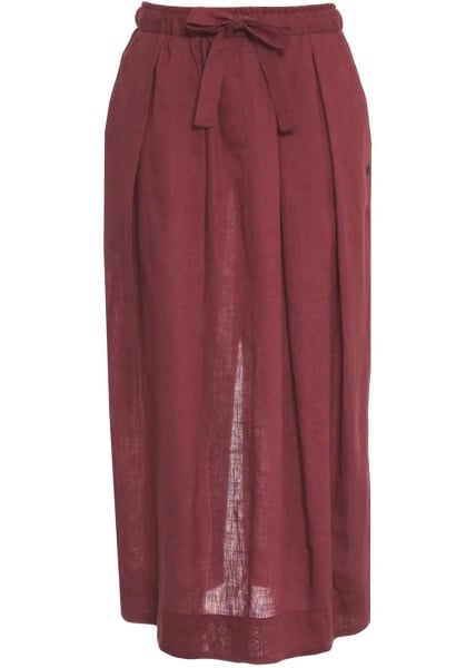 Fuste Linen midi skirt