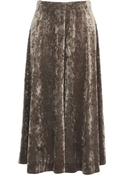 Fuste Velvet midi skirt
