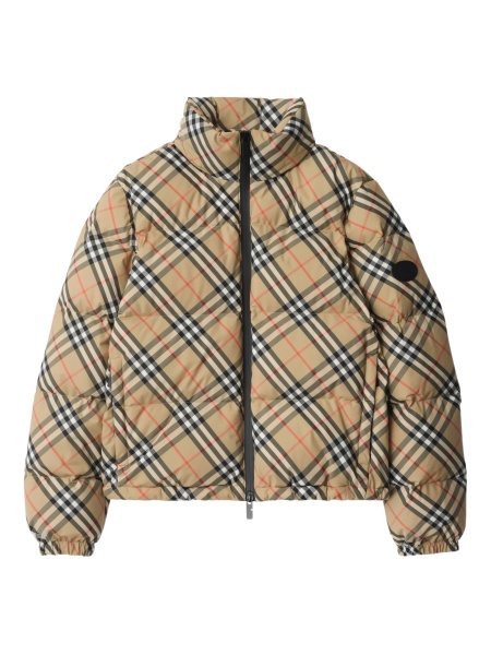 Geaca de iarna Burberry vintage check neutra