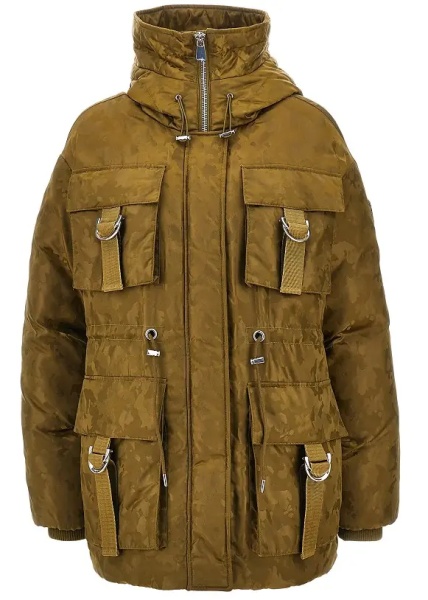 Geaca de Iarna Camouflage technical satin down jacket