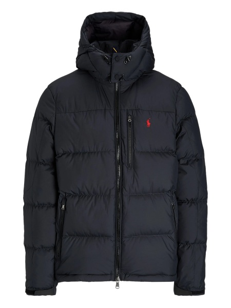 Geaca de iarna Ralph Lauren neagra din polyester